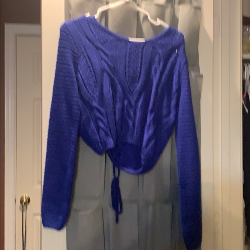 cropped sweater